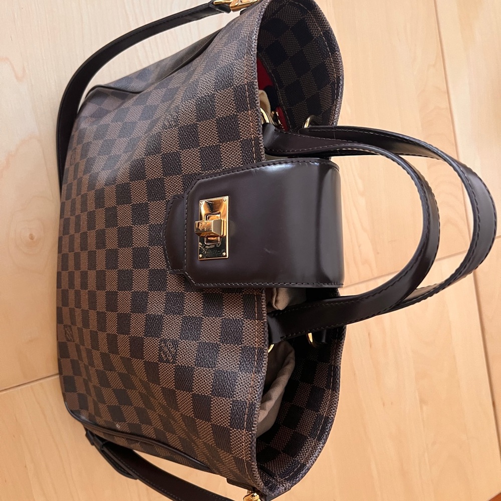 Louis Vuitton vinyl Brown Checkered handbag - Picture 2 of 6